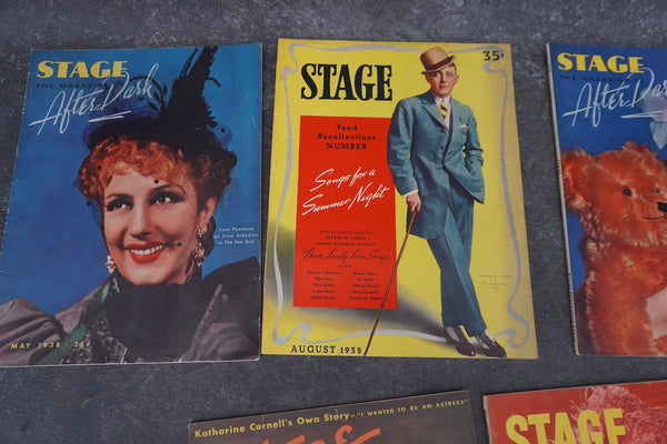 Stage Magazine 1938 7 Issues AP1924