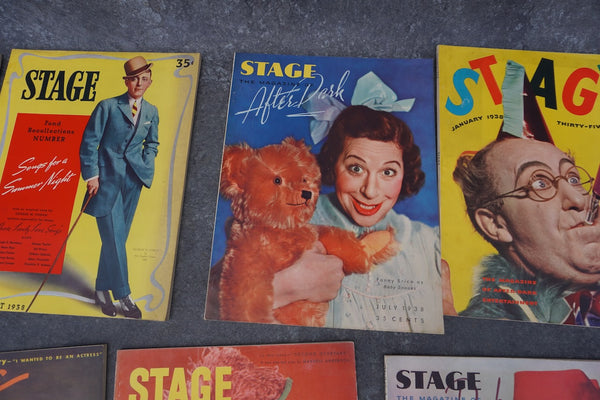 Stage Magazine 1938 7 Issues AP1924
