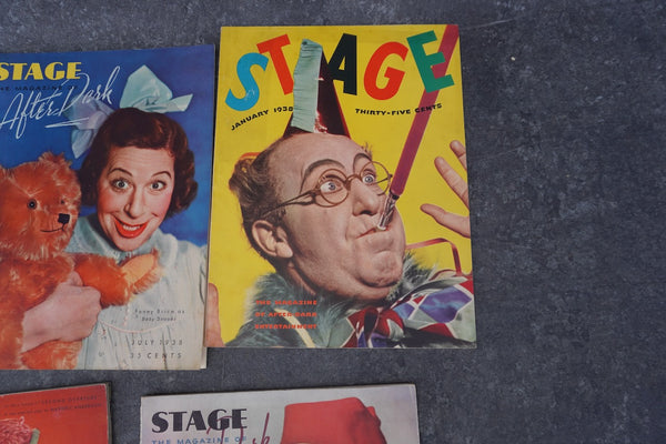 Stage Magazine 1938 7 Issues AP1924