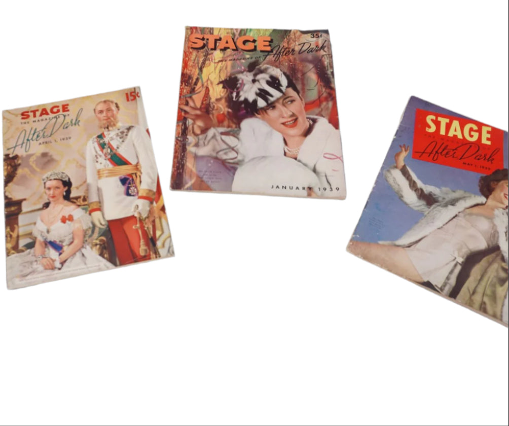 Stage Magazine 3 issues 1939 AP1925