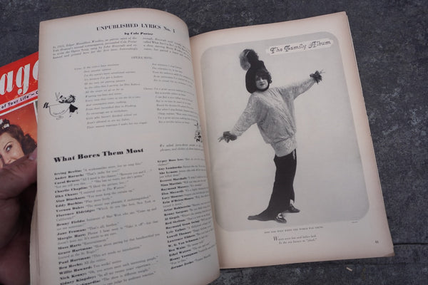 Stage Magazine 2 issues 1940, 1941 AP1926