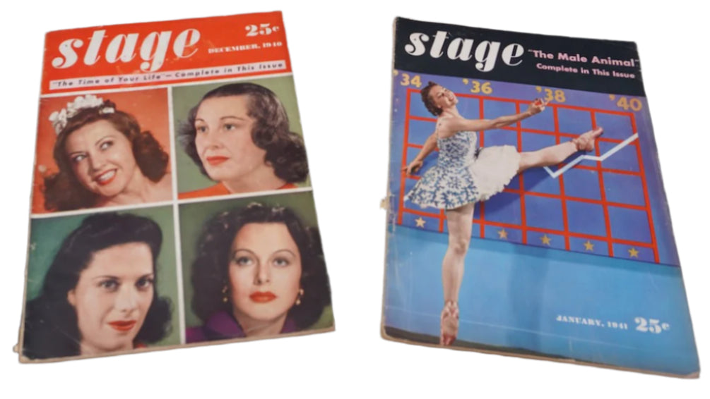 Stage Magazine 2 issues 1940, 1941 AP1926