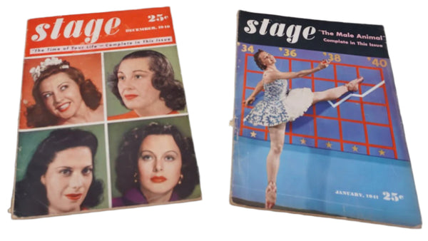 Stage Magazine 2 issues 1940, 1941 AP1926