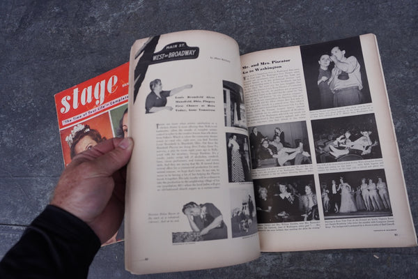 Stage Magazine 2 issues 1940, 1941 AP1926