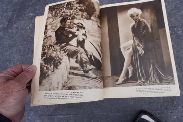 Picture Play Magazine 1932 - Carole Lombard Cover AP1938