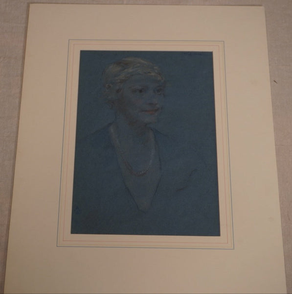 Female Portrait Illustration by Mignonne c.1935 AP1945
