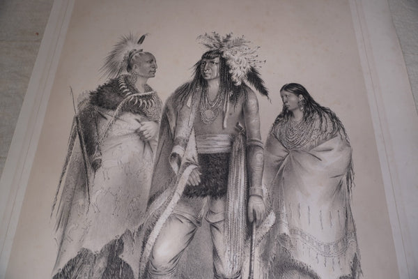 George Catlin - North American Indians  c 1844 - Lithograph AP1947