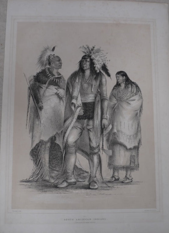 George Catlin - North American Indians  c 1844 - Lithograph AP1947