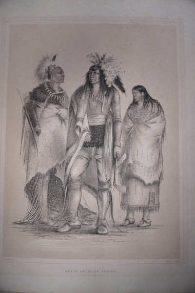 George Catlin - North American Indians  c 1844 - Lithograph AP1947
