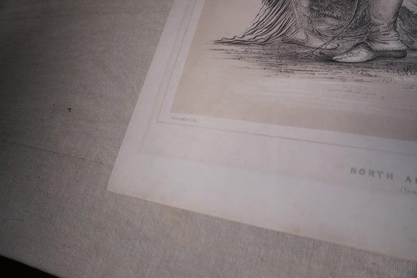 George Catlin - North American Indians  c 1844 - Lithograph AP1947