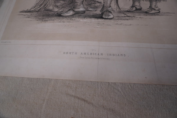 George Catlin - North American Indians  c 1844 - Lithograph AP1947