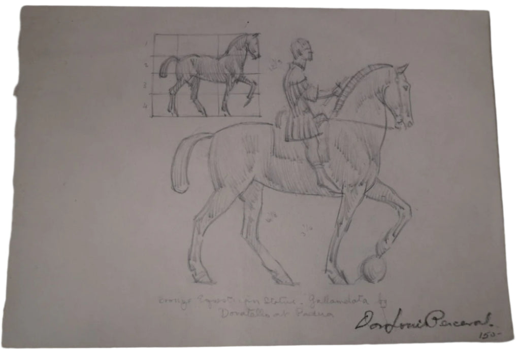 Don Louis Perceval - Sketch for a Bronze Equestrian Statue AP1956