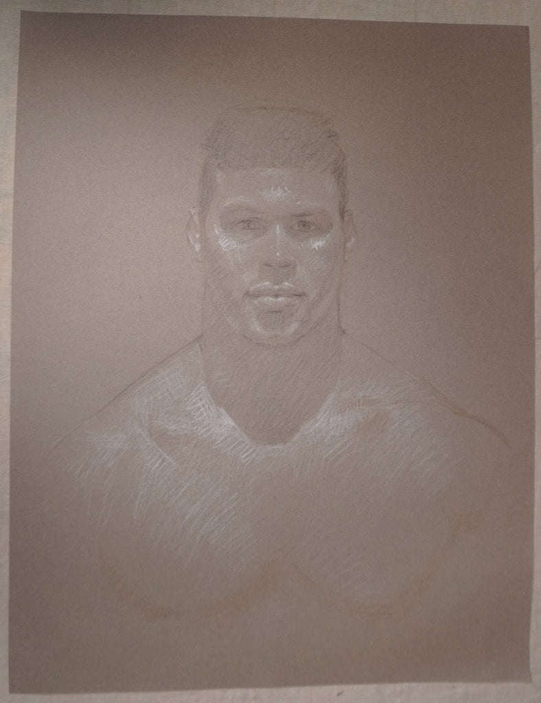 Wade Reynolds (1929-2011)  Portrait of an African-American Man AP1961