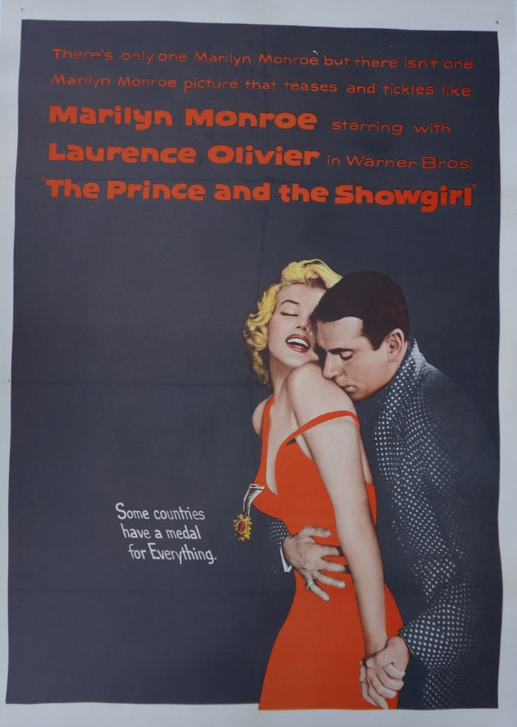 The Prince and the Showgirl - Olivier & Monroe Original 1957 Movie Poster AP1967