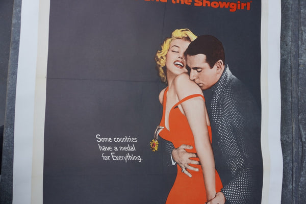 The Prince and the Showgirl - Olivier & Monroe Original 1957 Movie Poster AP1967