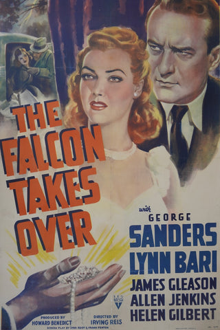The Falcon Takes Over - 1942 George Sanders Detective B-Picture Original Movie Poster AP1970