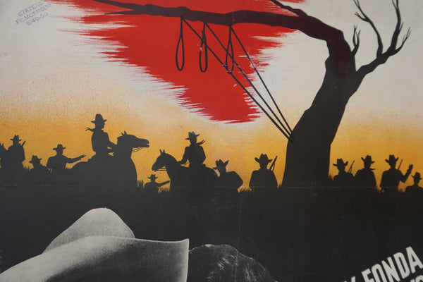 De Døde Ved Daggry 1949 Swedish Release Film Poster of The Ox-Bow Incident AP1973