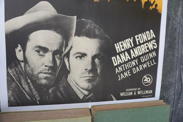 De Døde Ved Daggry 1949 Swedish Release Film Poster of The Ox-Bow Incident AP1973