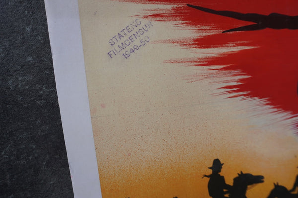 De Døde Ved Daggry 1949 Swedish Release Film Poster of The Ox-Bow Incident AP1973