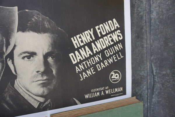 De Døde Ved Daggry 1949 Swedish Release Film Poster of The Ox-Bow Incident AP1973