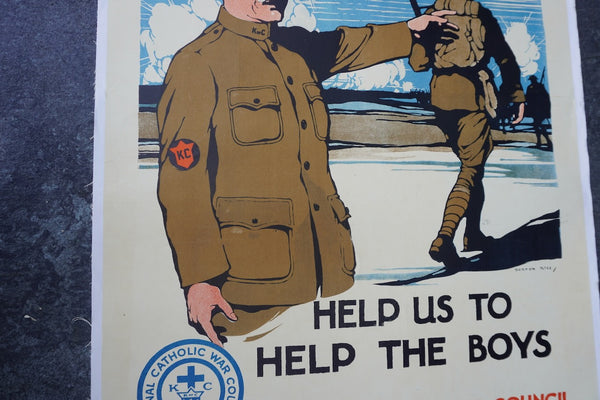 Burton Rice - See Him Through - Original World War I Poster 1918 AP1977