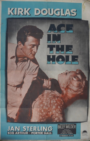 Ace in The Hole Original 1951 Kirk Douglas Billy Wilder Movie Poster AP1980