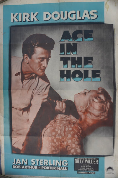 Ace in The Hole Original 1951 Kirk Douglas Billy Wilder Movie Poster AP1980