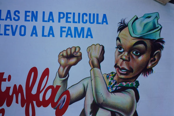 El Parrandero (The Party Animal) Original Cantinflas Film Poster 1940s AP1984