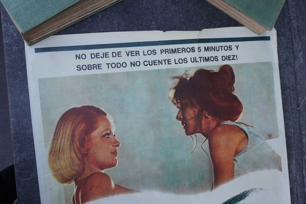 El Gato y El Ratón original Film Poster for Claude Lelouch 's 1975 Le Chat et La Souris AP1985