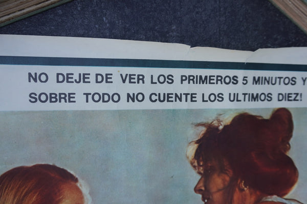 El Gato y El Ratón original Film Poster for Claude Lelouch 's 1975 Le Chat et La Souris AP1985