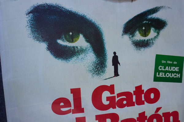 El Gato y El Ratón original Film Poster for Claude Lelouch 's 1975 Le Chat et La Souris AP1985
