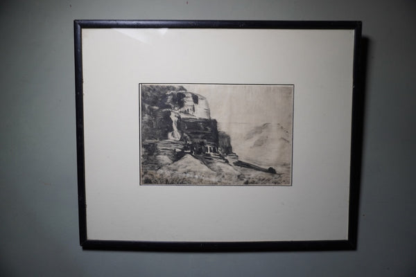 DeWitt Parshall (1864-1956) Grand Canyon - Monotype - 1910-1915 AP1992