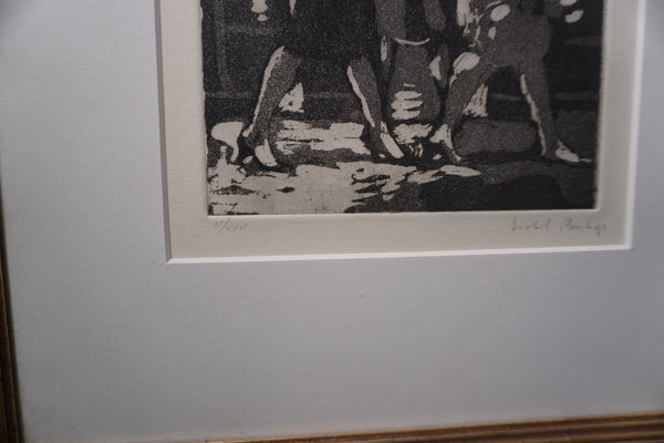 Original Print by Isabel Bishop, Women Walking AP2000