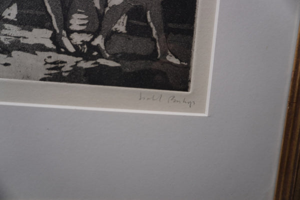 Original Print by Isabel Bishop, Women Walking AP2000