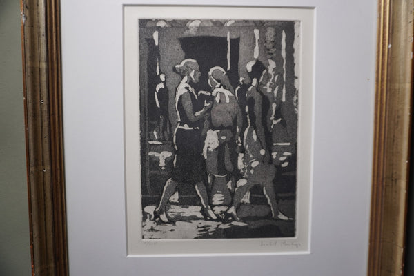 Original Print by Isabel Bishop, Women Walking AP2000