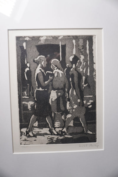 Original Print by Isabel Bishop, Women Walking AP2000