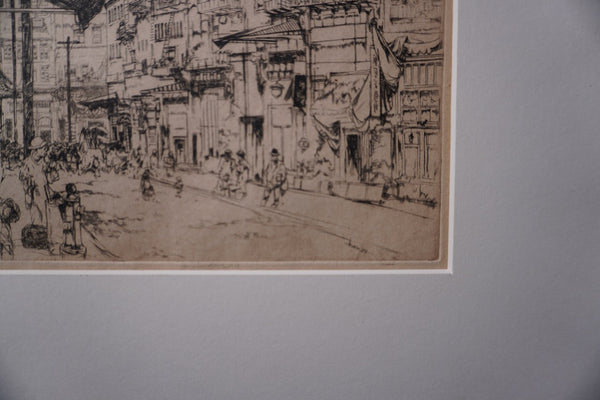 John William Winkler, Etching of San Francisco c.1920 AP2002