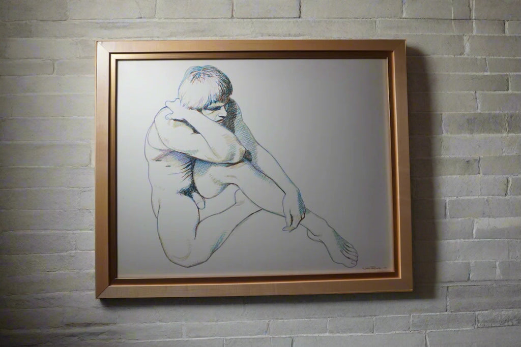 Wade Reynolds, Mixed-Media Male Nude AP2010