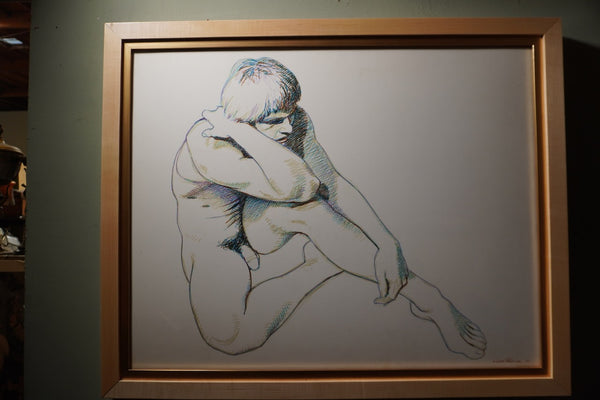 Wade Reynolds, Mixed-Media Male Nude AP2010
