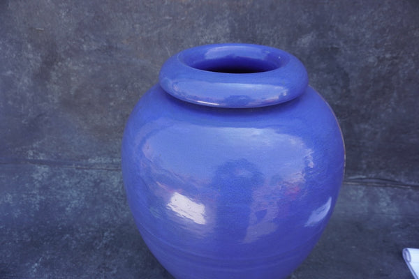 Large Cobalt Blue Bauer Oil Jar B3306