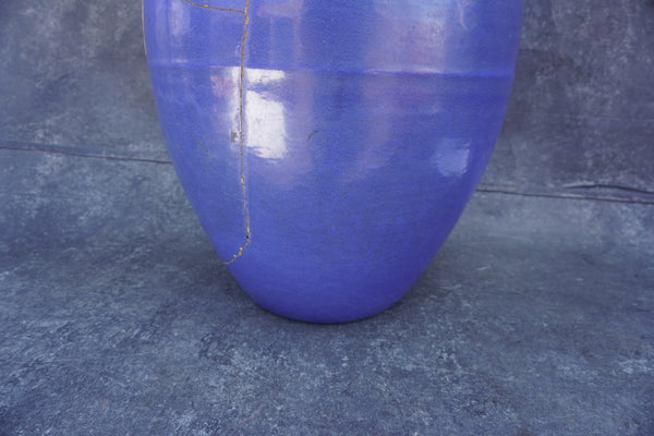 Large Cobalt Blue Bauer Oil Jar B3306