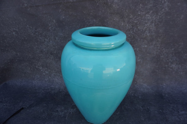 Large Turquoise Bauer Oil Jar B3308