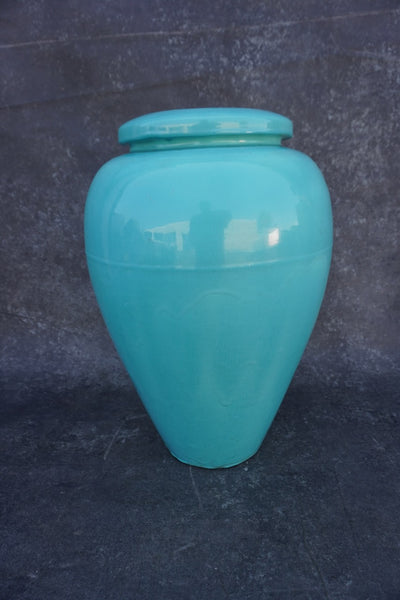 Large Turquoise Bauer Oil Jar B3308