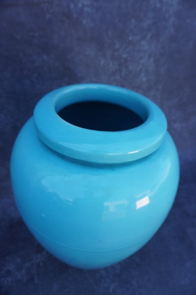 Large Turquoise Bauer Oil Jar B3308