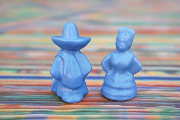 Catalina Island Senor & Senorita Salt and Pepper Shakers in Blue C704