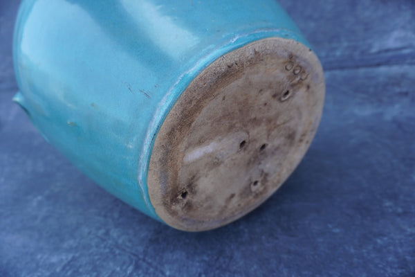 Turquoise Gladding McBean Pottery Vase CA2070