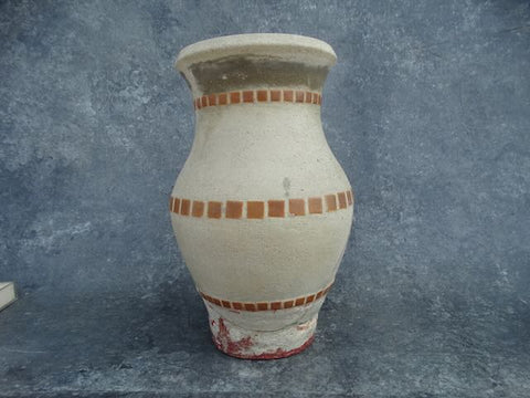 Hillside Tile and Cement Vase CA 2534