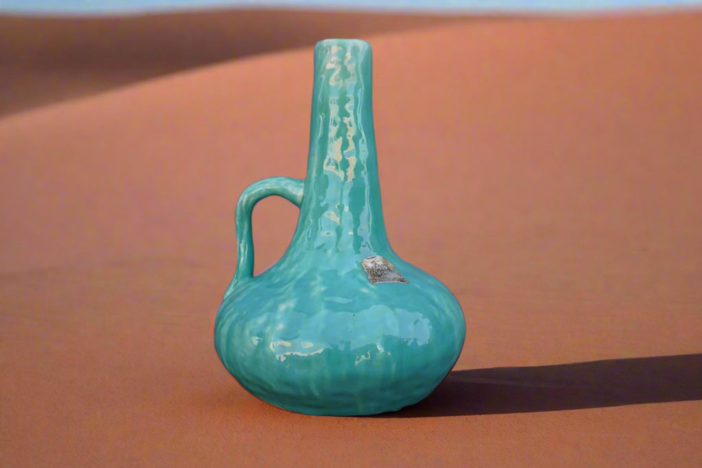 Vernon Ware Early Californian Jade Green Pottery jug CA2633