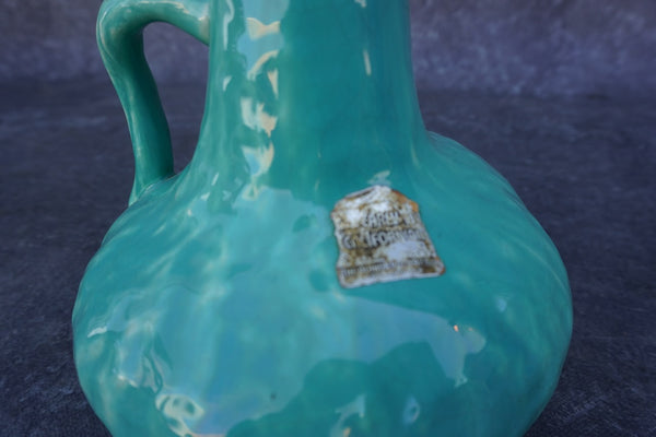 Vernon Ware Early Californian Jade Green Pottery jug CA2633