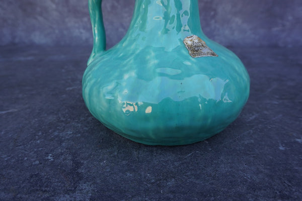 Vernon Ware Early Californian Jade Green Pottery jug CA2633